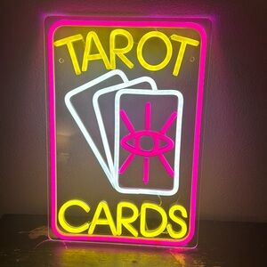 LED Sign — Tarot Cards